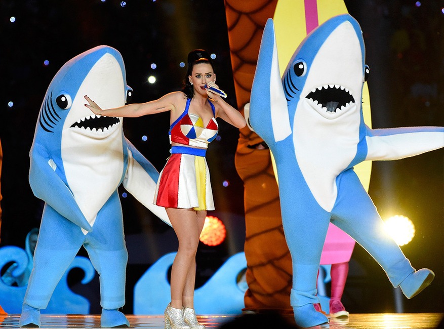 Social Media Moments of the Decade - 2015, Katy Perry’s left shark at the Super Bowl